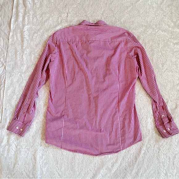 Men’s Antigua New England Patriots check original logo “Pat Patriot” button down - Picture 8 of 9